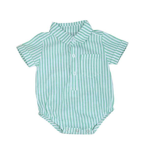 0-24M Newborn baby boy romper summer Toddler Kids Baby Boy Girl Stripe Romper Jumpsuit Kids baby Clothes