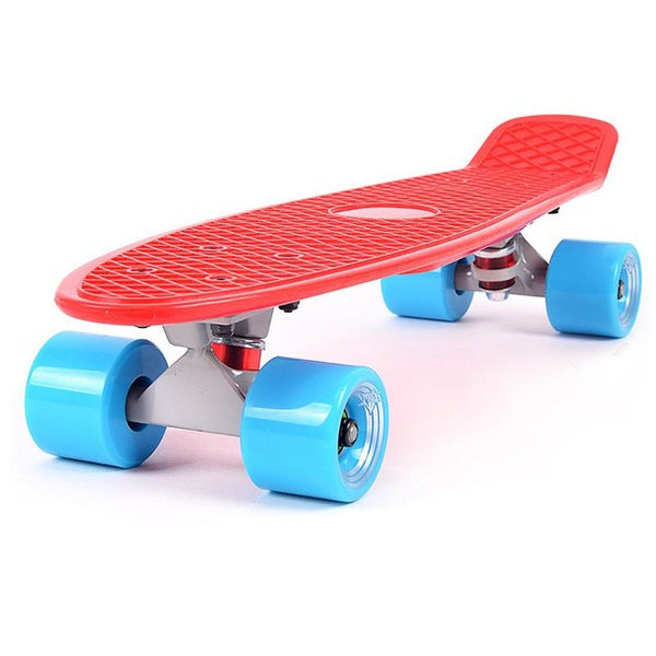 1 Pcs New Arrival Skateboard Retro Complete Deck Cruiser Skater Skating Plastic Board 22" ABEC7 Hot Sale