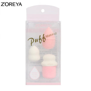 ZOREYA Brand 2017 New Design Makeup Foundation Blending Sponge   Puff Flawless Smooth Powder With 4 Kinds