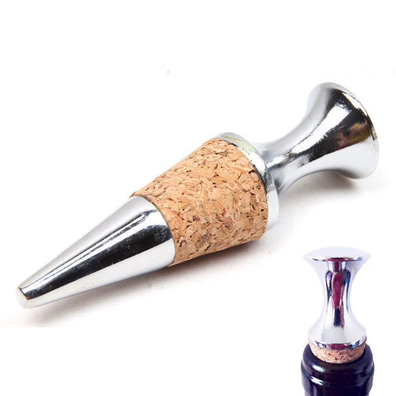 Zinc Alloy Glyptostrobus Wine Stopper Wine Cork Wine Bottle Stopper Suzie