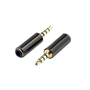 1 Pcs New 3.5mm 1/8 Male Plug 4 Pole TRRS To 3.5mm Female Jack Audio Adapter Connector HIgh Quality Free Shipping HOT Sale #2016